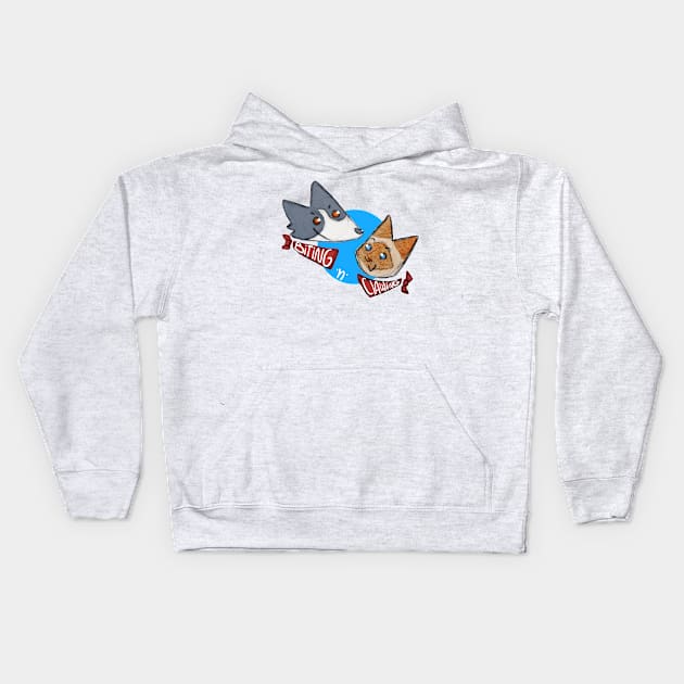 Biting 'n' clawing Kids Hoodie by bitingnclawing